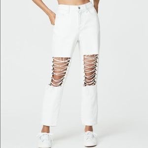 Carmar Denim hermia lace up jean